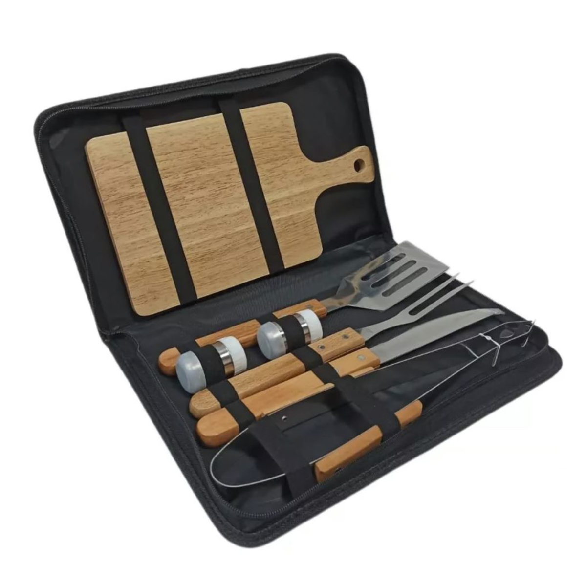 Miniatura 4 de Set x7 Para Parrillada Asado BBQ estuche